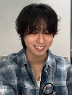 Han Jisung Blue Flannel Shirt