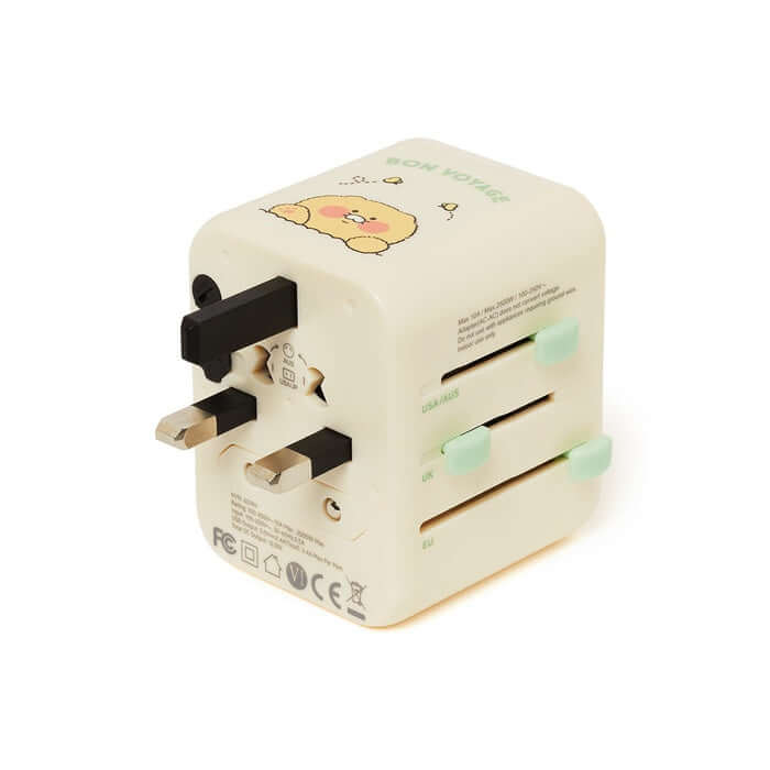 Travel Multi Adapter - Chunsik by Kakao Friends - Available at allkpopmag. Price: $35.27.