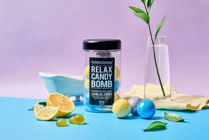 Bubble Monkey Relax Candy Bath Bombs 30g x 10 Pack by Bubble Monkey - Available at allkpopmag. Price: $38.21.