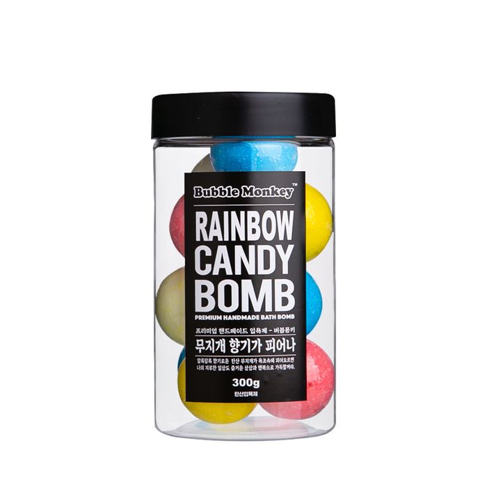 Bubble Monkey Rainbow Candy Bath Bombs 30g x 10 Pack by Bubble Monkey - Available at allkpopmag. Price: $38.21.