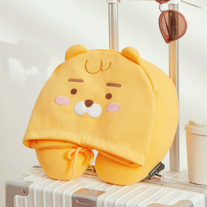 Little Lion Hooded Neck Pillow by Kakao Friends - Available at allkpopmag. Price: $32.92.