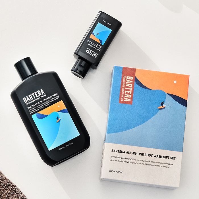 All-in-One Body Wash Set (300ml + 80ml) by Bartera - Available at allkpopmag. Price: $29.54.