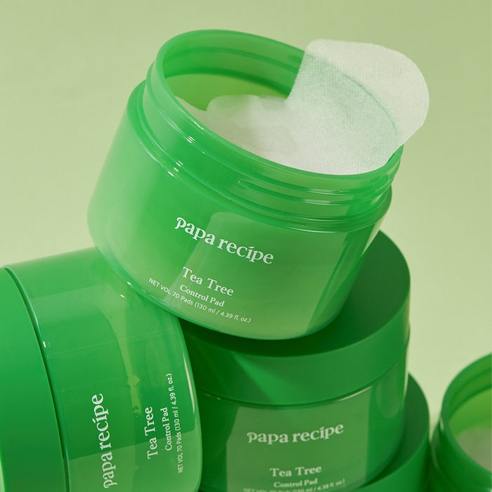 Tea Tree Control Pad 130ml (70 Sheets) by Papa Recipe - Available at allkpopmag. Price: $23.22.