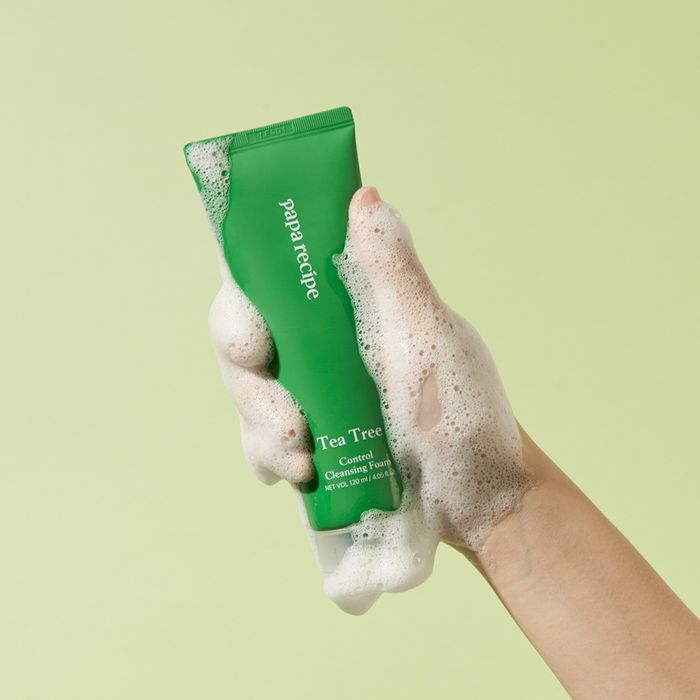 Tea Tree Control Cleansing Foam 120ml by Papa Recipe - Available at allkpopmag. Price: $11.99.