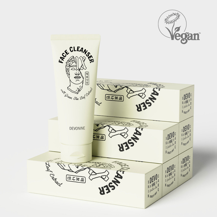 Vegan Face Cleanser with Green Tea Extract by Debonine - Available at allkpopmag. Price: $18.11.