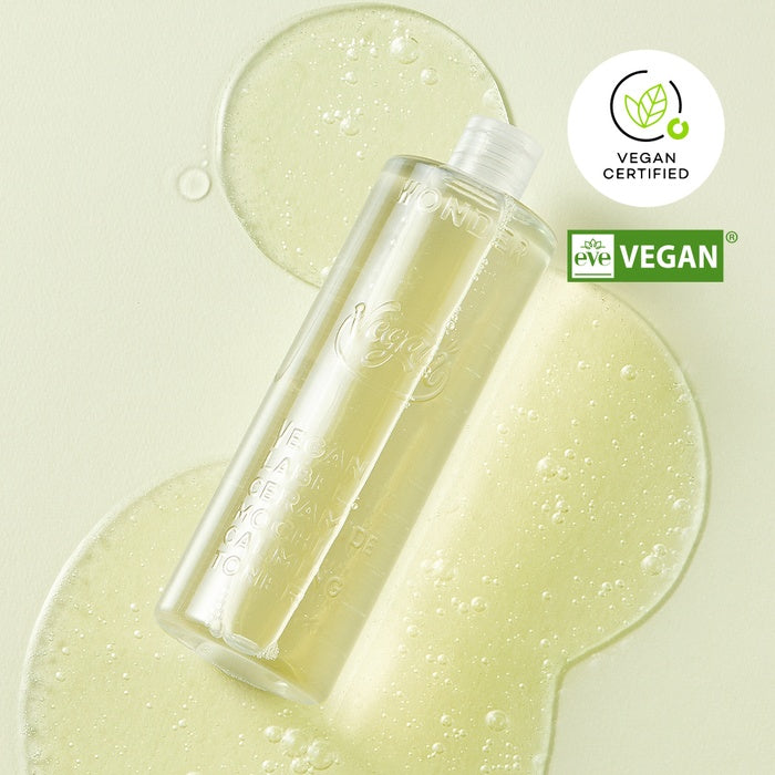 Wonder Vegan Label Ceramide Mochi Calming Toner 500ml by Tony Moly - Available at allkpopmag. Price: $14.70.