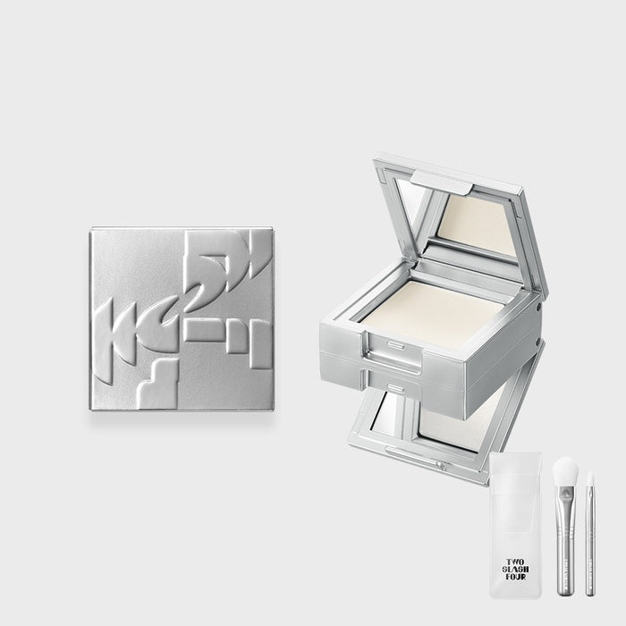 Strobing Face Cube White (+ Mini Touch-Up Brush Set) by Two Slash Four - Available at allkpopmag. Price: $34.80.
