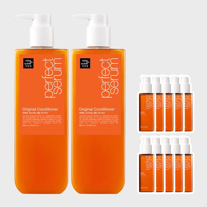Mise en Scène Perfect Serum Shampoo & Conditioner & Treatment Set by Mise en Scène Hair Care Products - Available at allkpopmag. Price: $23.52.