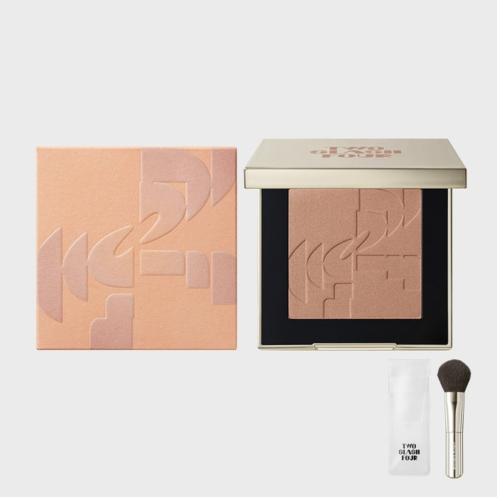 All Over Face Blush Dim Beige (+ Mini Angled Brush) by Two Slash Four - Available at allkpopmag. Price: $31.45.