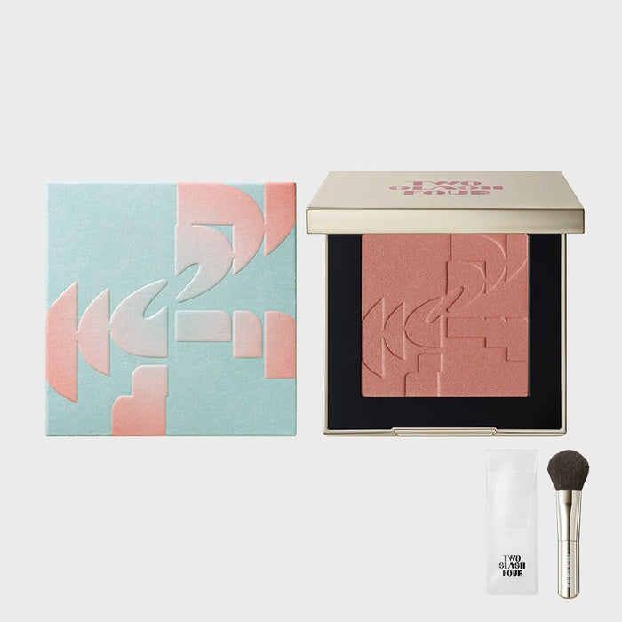 All Over Face Blush Rum Beige (+ Mini Angled Brush) by Two Slash Four - Available at allkpopmag. Price: $31.45.