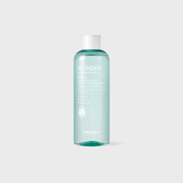Wonder Tea Tree Pore Refreshing Toner 500ml by Tony Moly - Available at allkpopmag. Price: $12.35.