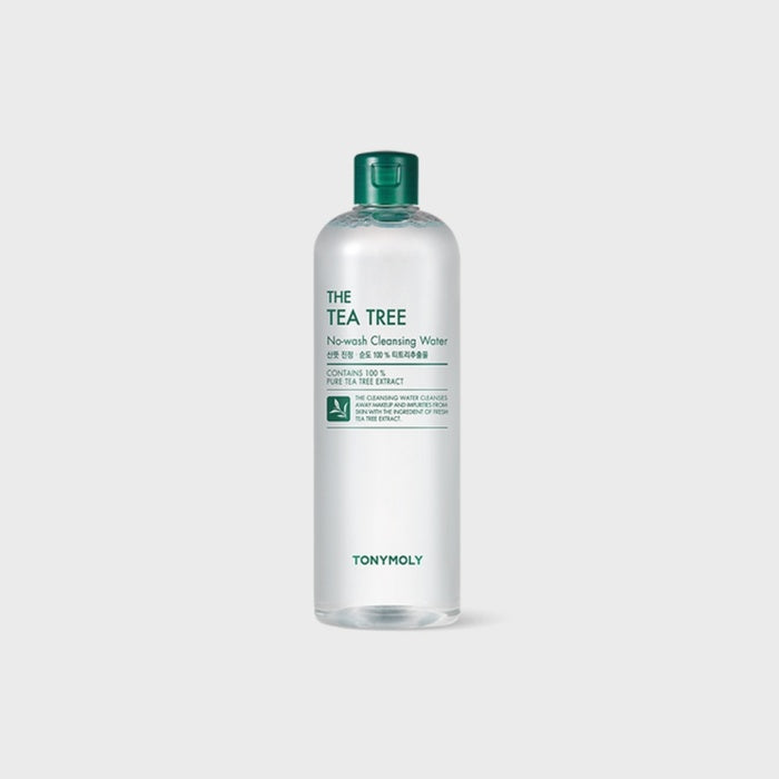 Tea Tree No-Wash Cleansing Water 500ml by Tony Moly - Available at allkpopmag. Price: $17.64.