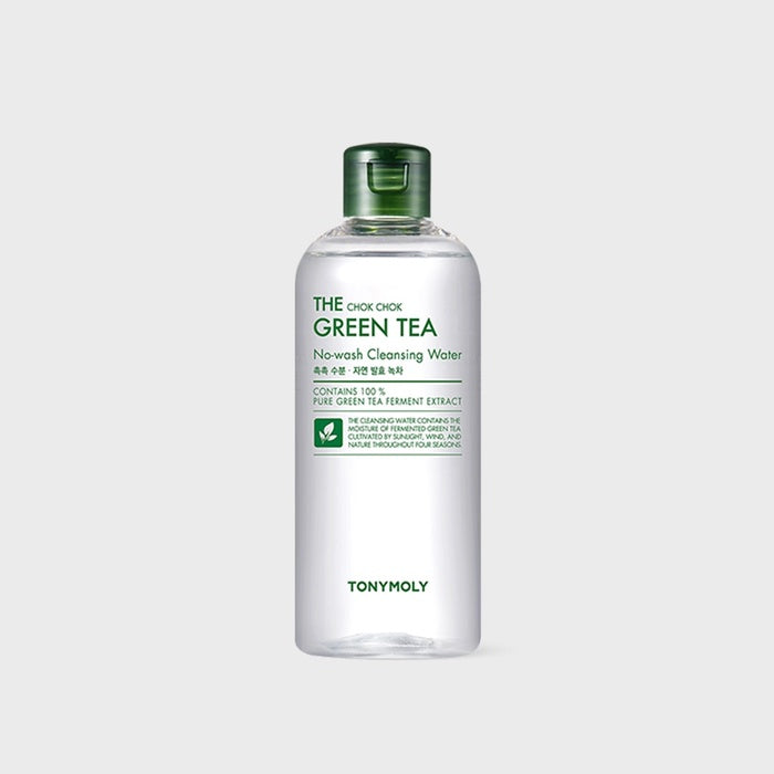 Moisturizing Green Tea No-Wash Cleansing Water 300ml by Tony Moly - Available at allkpopmag. Price: $19.99.
