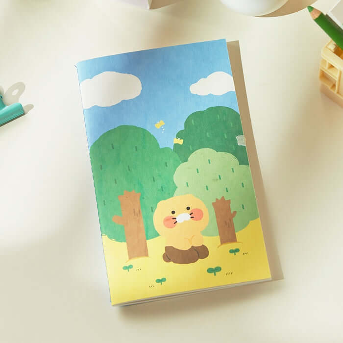 Friends Green Life Notebook (Blue) - Chunsik by Kakao Friends - Available at allkpopmag. Price: $8.23.