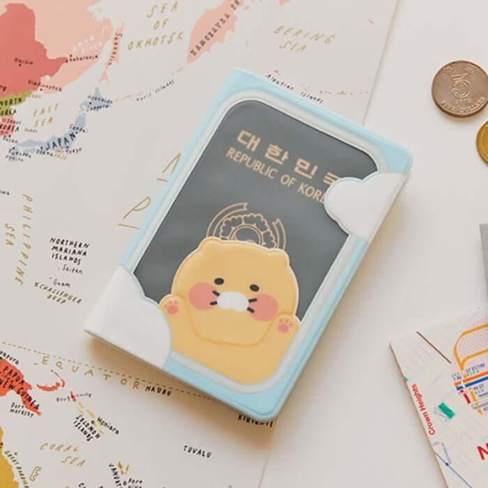 Passport Case (Airplane) - Chunsik Character by Kakao Friends - Available at allkpopmag. Price: $15.29.