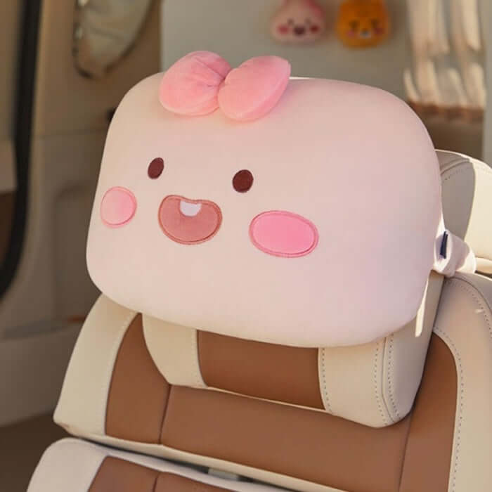 Soft Car Neck Cushion - Little Peach by Kakao Friends - Available at allkpopmag. Price: $19.99.