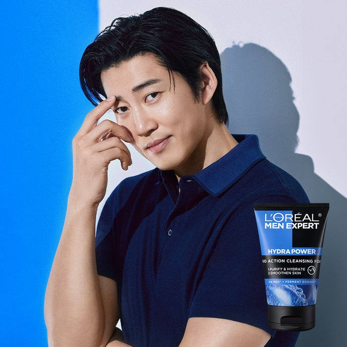Men Expert Hydra Power Duo Cleansing Foam 100ml by L'Oreal Paris - Available at allkpopmag. Price: $14.11.