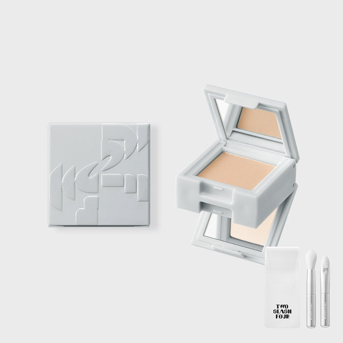 Two Slash Pro Erasing Face Cube Skin (+ Mini Cover-Up Brush Set) by Two Slash Four - Available at allkpopmag. Price: $34.80.