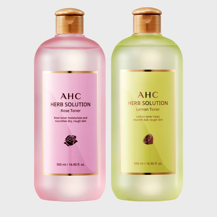 Herb Solution Large Capacity Toner 500ml - Choose 1 of 2 by AHC - Available at allkpopmag. Price: $12.82.
