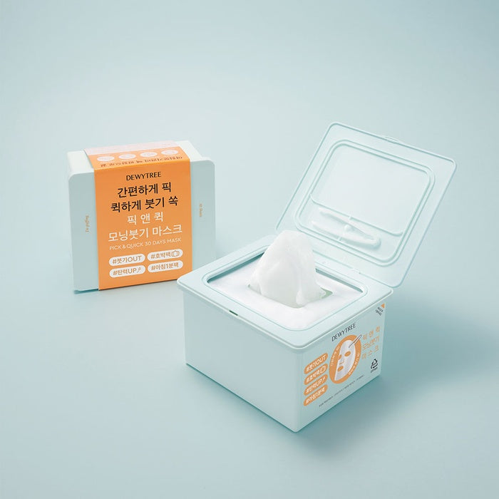 Pick & Quick Morning Puffiness Mask Pack 30 Sheets by Dewytree - Available at allkpopmag. Price: $14.46.