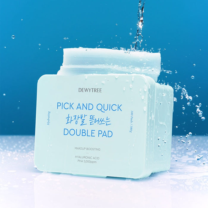 Pick & Quick Makeup Remover Double Pads 100 Sheets by Dewytree - Available at allkpopmag. Price: $19.40.