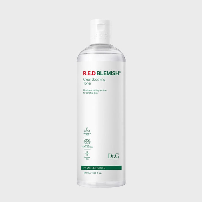 Red Blemish Clear Soothing Toner 500ml by Dr. G - Available at allkpopmag. Price: $37.62.