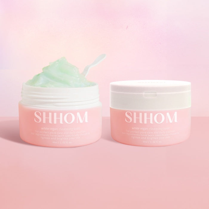 White Vegan Cleansing Balm 60ml Double Offer (1+1) by Shom - Available at allkpopmag. Price: $22.22.
