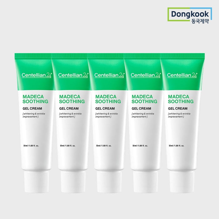 Centellian24 Madeca Soothing Gel Cream 50ml - 5 Pack, Madecassoside by Centellian24 - Available at allkpopmag. Price: $79.60.