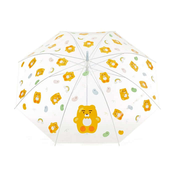 Transparent Jelly Umbrella - Lion Design by Kakao Friends - Available at allkpopmag. Price: $17.64.