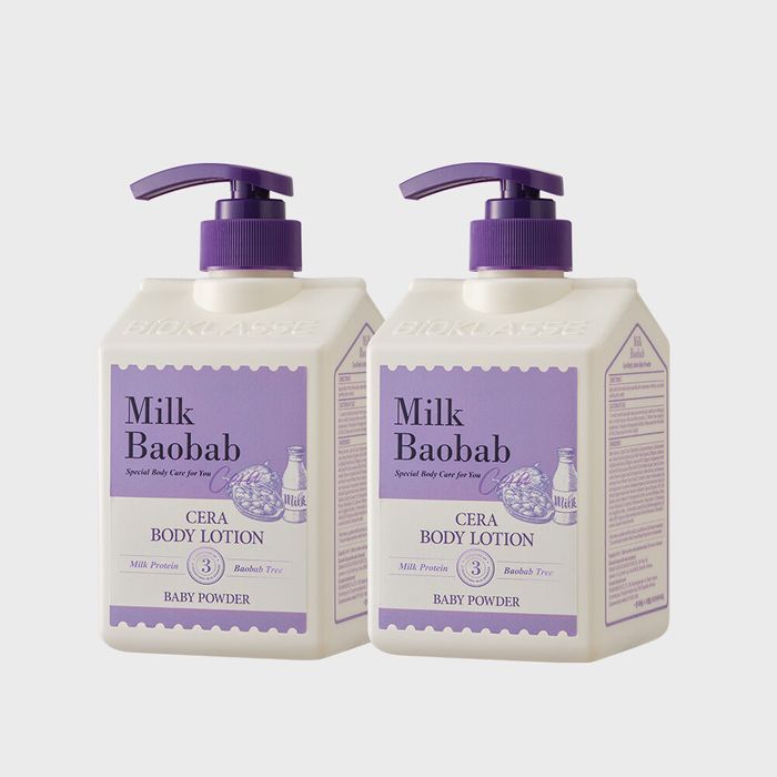 Cerra Body Lotion 600ml (Baby Powder) - 2 Pack by Milk Baobab - Available at allkpopmag. Price: $37.98.