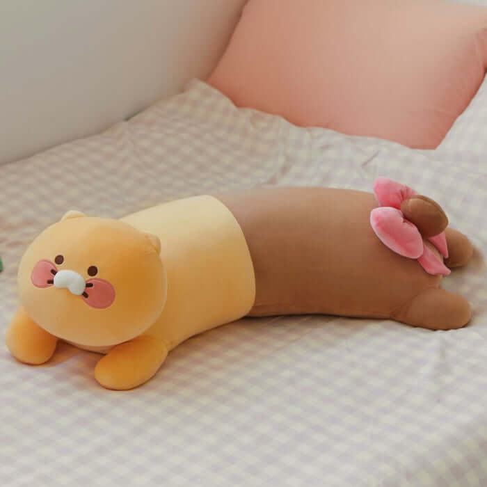 Ribbon Curve Body Pillow - Chunsik by Kakao Friends - Available at allkpopmag. Price: $44.68.