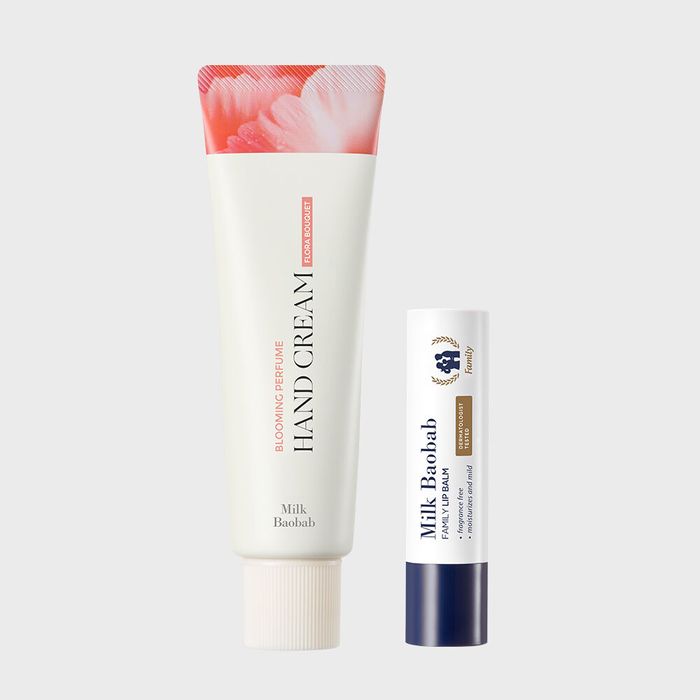 Blooming Perfume Hand Cream Flora Bouquet 50g + Family Lip Balm 3.5g by Milk Baobab - Available at allkpopmag. Price: $30.92.