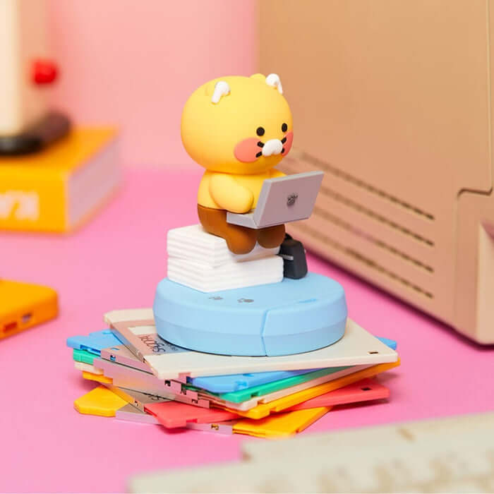 Lachun Office Phone Stand Figure - Chunsik by Kakao Friends - Available at allkpopmag. Price: $28.22.