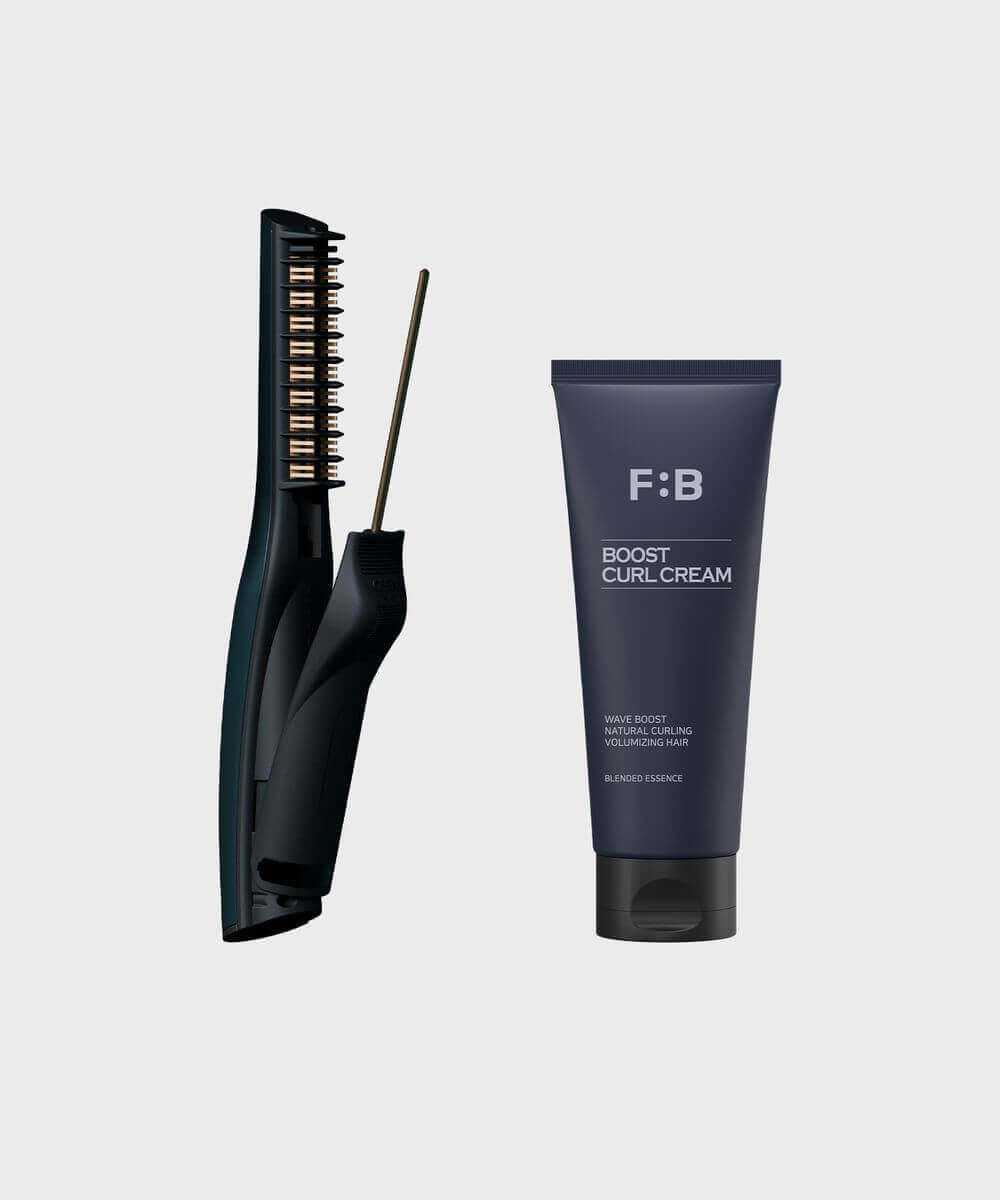 Set M-Styler AX Men's Hair Iron + Curl Cream Set by FORBUTE - Available at allkpopmag. Price: $76.71.