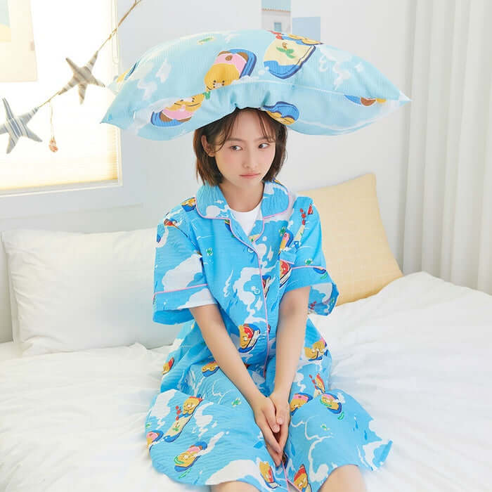 Summer Holiday Cooling Dress - Chunsikyi by Kakao Friends - Available at allkpopmag. Price: $62.20.