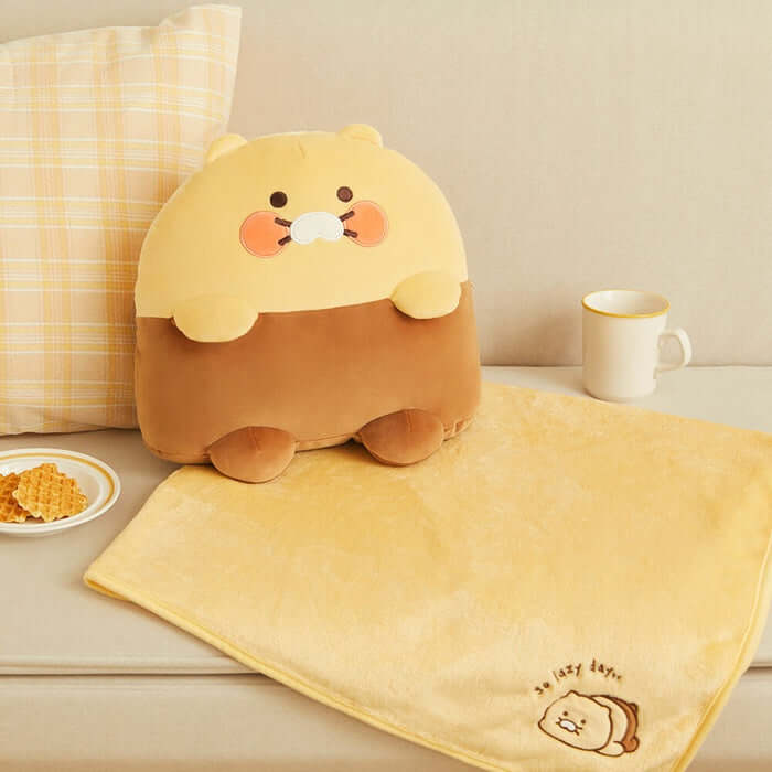Cozy Car Cushion Blanket - Chunsikyi by Kakao Friends - Available at allkpopmag. Price: $35.27.