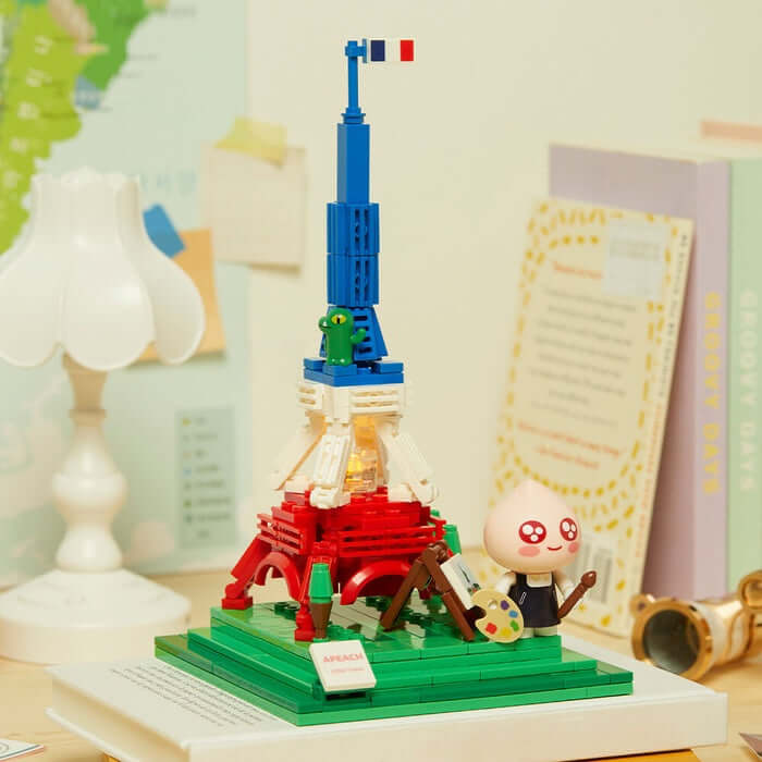 Brick Figure Eiffel Tower - Apich by Kakao Friends - Available at allkpopmag. Price: $37.62.