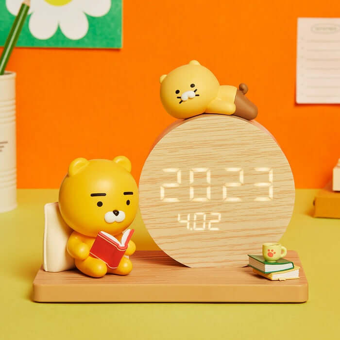 Desk Electronic Clock - Ryan & Chunsik by Kakao Friends - Available at allkpopmag. Price: $49.38.