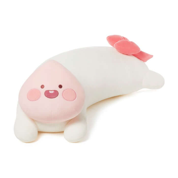 Ribbon Curve Body Pillow - Little Peach by Kakao Friends - Available at allkpopmag. Price: $44.68.