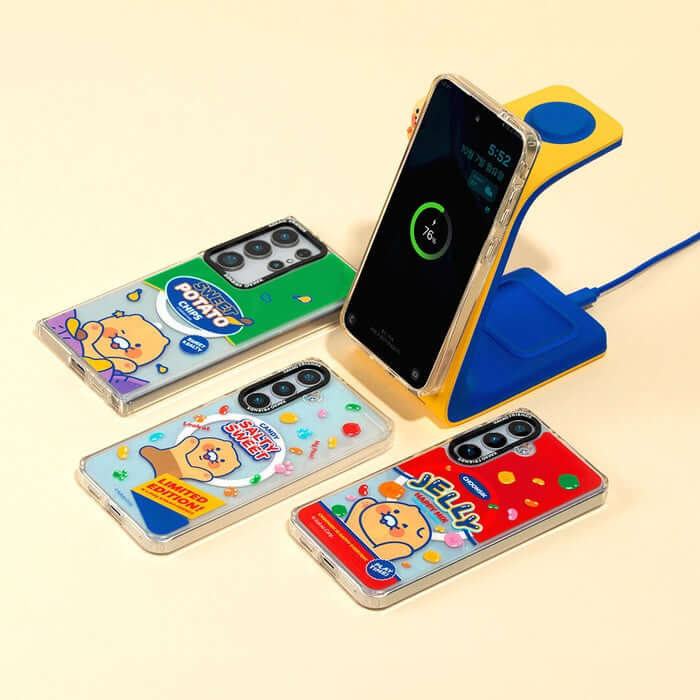 Kakao Friends Galaxy S24 Series Snack Clear MagSafe Case by Kakao Friends Tech Products - Available at allkpopmag. Price: $29.39.