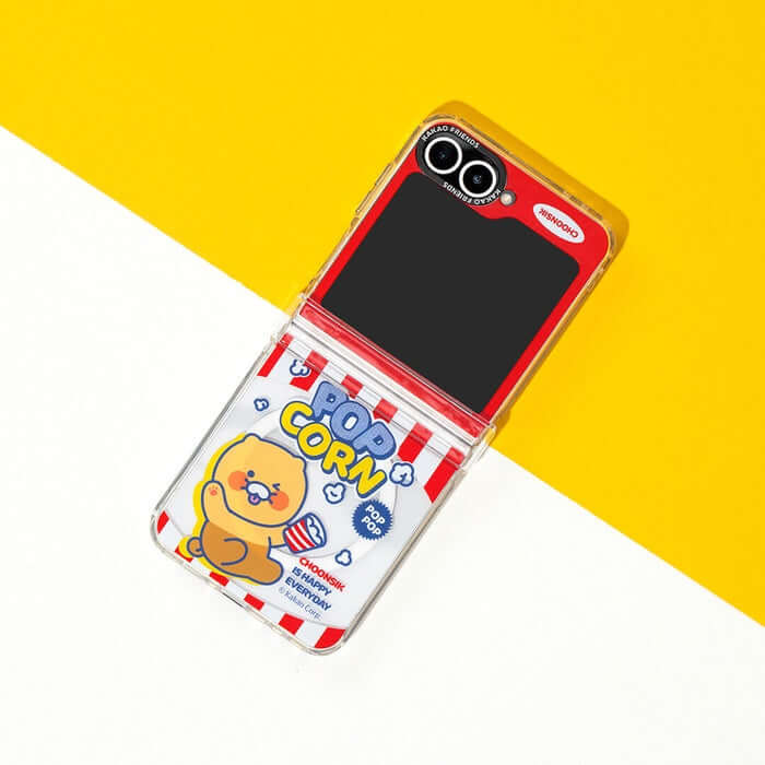 Kakao Friends Z Flip 6 Snack Clear MagSafe Case by Kakao Friends Tech Products - Available at allkpopmag. Price: $29.39.