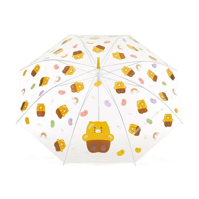 Jelly Transparent Umbrella - Chunsik Character by Kakao Friends - Available at allkpopmag. Price: $17.64.