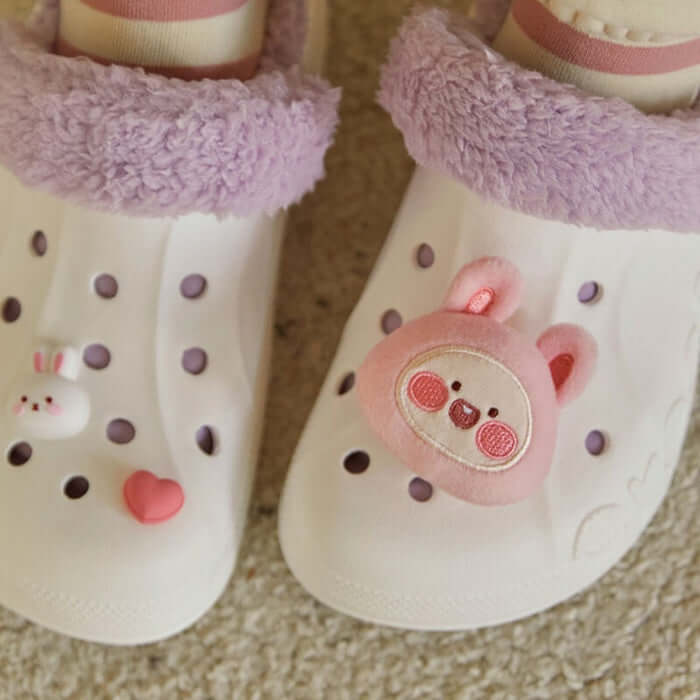 Little Peach Rabbit Plush Keychain by Kakao Friends - Available at allkpopmag. Price: $21.16.