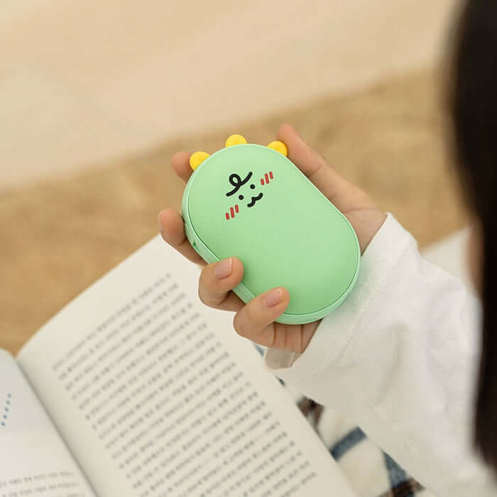 Ninize Pebble Hand Warmer Power Bank 5000mAh USB-C Charge by Kakao Friends Tech Products - Available at allkpopmag. Price: $52.91.