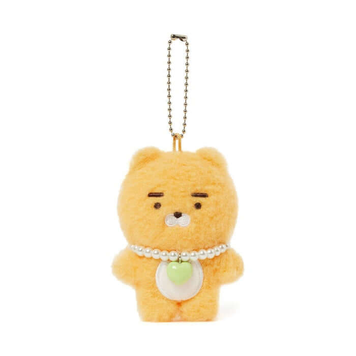 Flat Fossil Pearl Necklace Keyring Doll - Ryan by Kakao Friends - Available at allkpopmag. Price: $14.11.