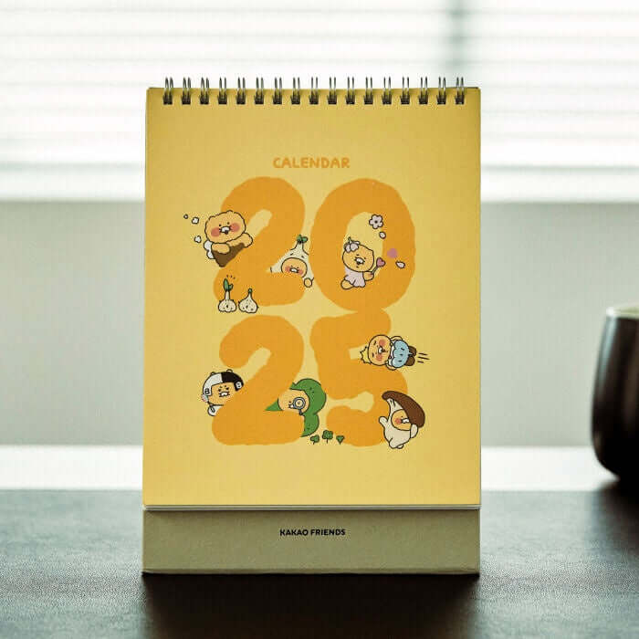 2025 Desk Calendar by Kakao Friends - Available at allkpopmag. Price: $11.76.