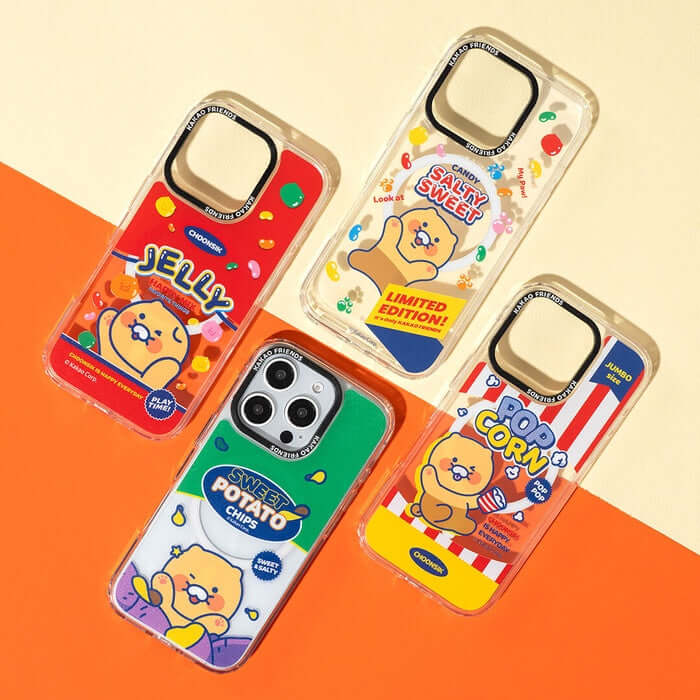 Kakao Friends iPhone 16, 15 Snack Clear MagSafe Case by Kakao Friends Tech Products - Available at allkpopmag. Price: $29.39.