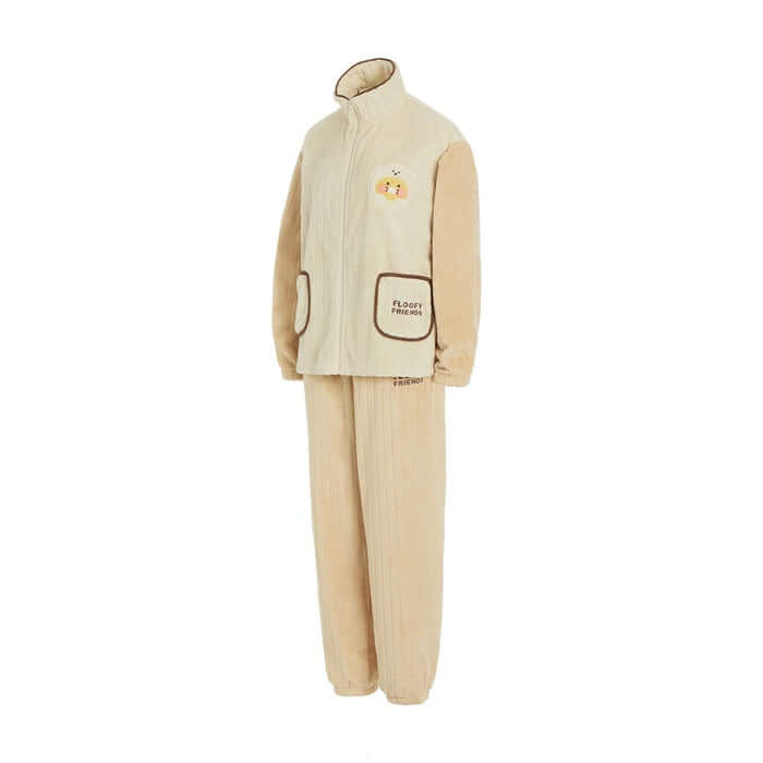 Fluffy Friends Zip-Up Fleece (Women's) _Chunsik by Kakao Friends - Available at allkpopmag. Price: $73.96.