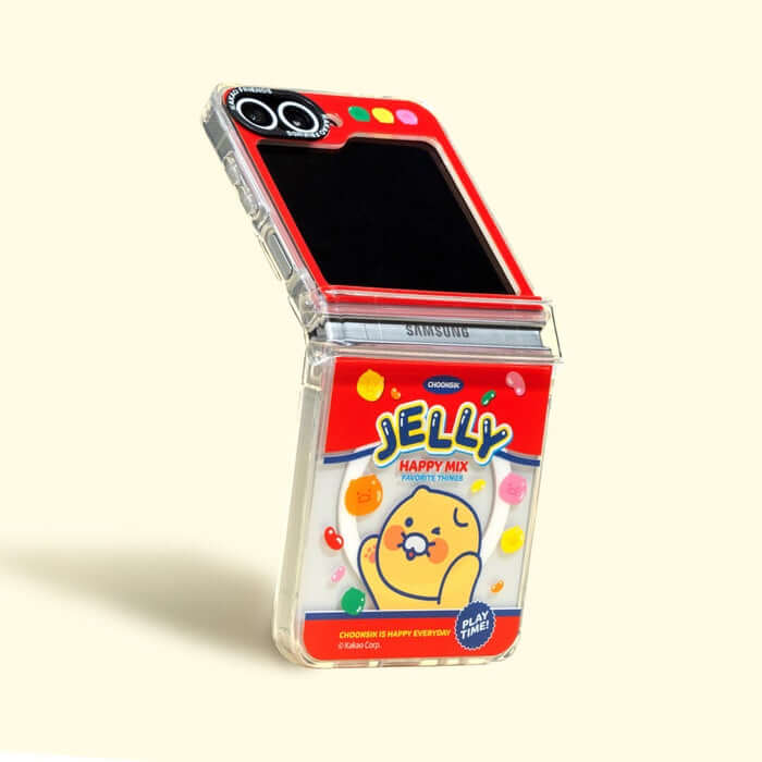 Kakao Friends Z Flip 6 Snack Clear MagSafe Case by Kakao Friends Tech Products - Available at allkpopmag. Price: $29.39.