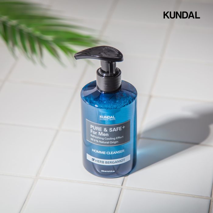 Pure & Safe Cooling Men's Cleanser 300ml by Kundal - Available at allkpopmag. Price: $16.46.